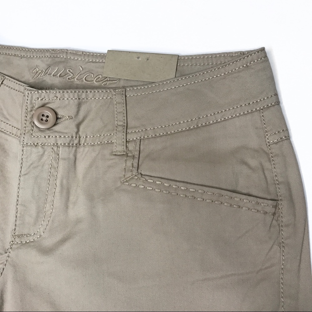 Maurices Khaki Straight Leg Pants NWT